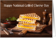 National Grilled Cheese Day April 12th card