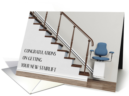 Congratulations on Getting Your New Stairlift card (1781262)