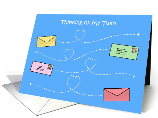 Thinking of My Twin Envelopes Flying Through the Sky card (1789000)