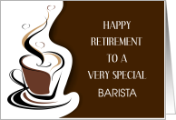 Happy Retirement to Barista card