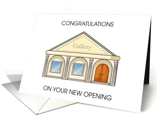 Congratulations New Art Gallery Opening card (1795642)