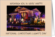 National Christmas Lights Day December 1st card