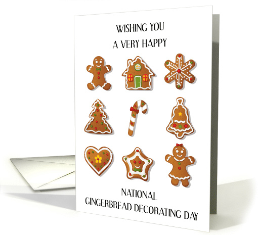 National Gingerbread Decorating Day December 12th card (1811456)