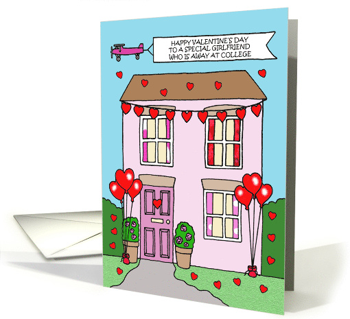 Happy Valentine's Day to Girlfriend Away at College card (1821380)