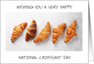 National Croissant Day January 30th card