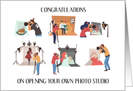 Congratulations on Opening Your Own Photo Studio card