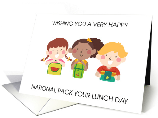 National Pack Your Lunch Day March 10th card (1831334)