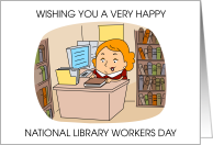 National Library Workers Day April 9th card