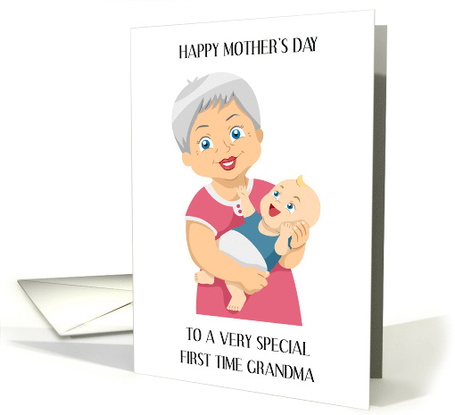 Happy Mother's Day First Time Grandma card (1838474)