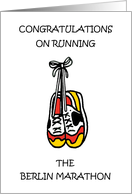 Congratulations on Running Berlin Marathon card
