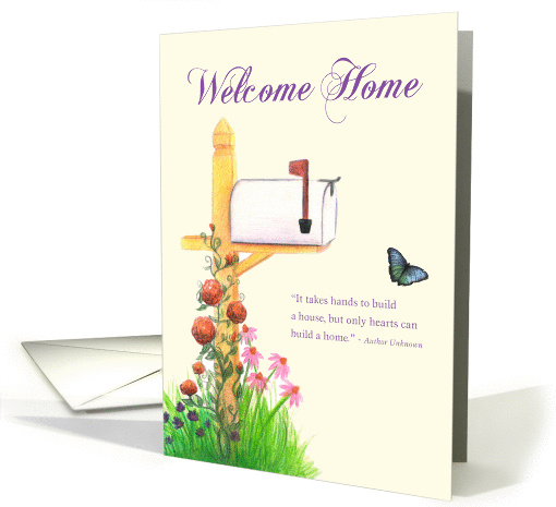 Welcome Home - Congratulations on Your New Home card (1022457)