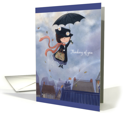 Thinking of you, Across the Miles Whimsical card (1612548)