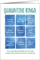 Quarantine Coronavirus Bingo Game, Thinking of You, Blank Inside card