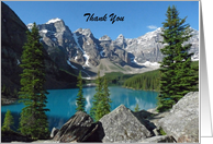 Thank You Sympathy, Mountains, Lake, Custom card