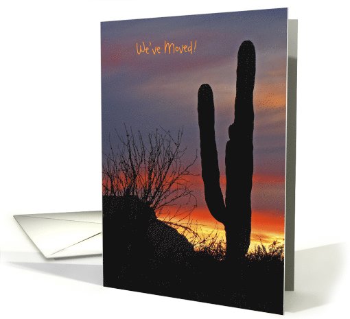 We've Moved to Arizona, Personalize card (1037431)