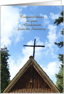 Congratulations on Your Graduation from Seminary, Custom Front card