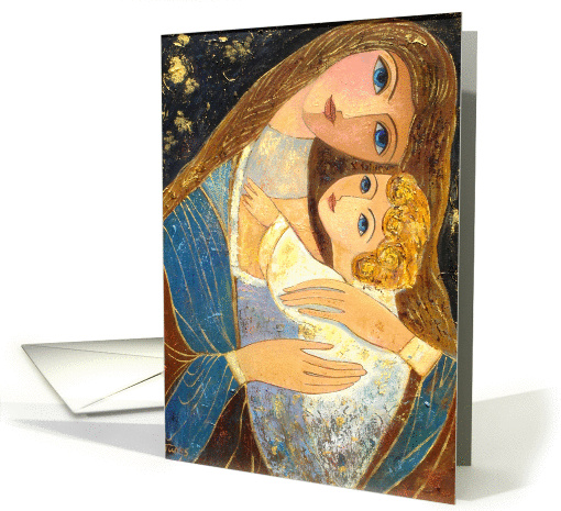 Fine art Mother and child, Mother's Day card (1049817)