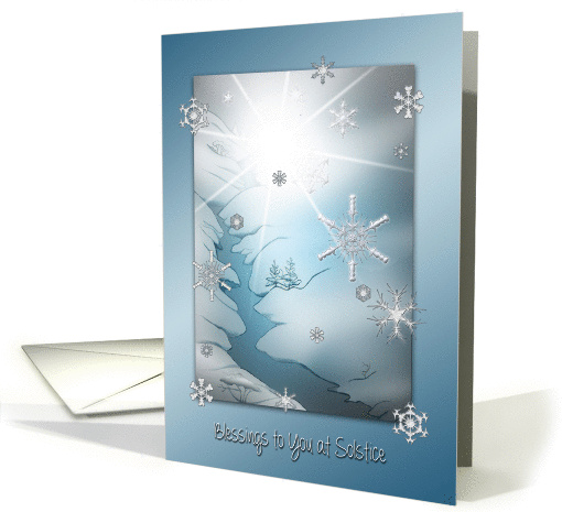 Blessings to You on Winter Solstice card (1186290)