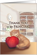 Thank You to my Principal, Kitty with Apple card