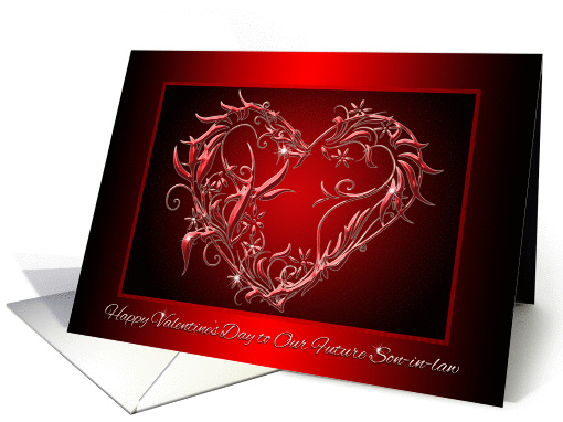 Grace Heart Valentine's Day for Future Son-in-law card (1210618)
