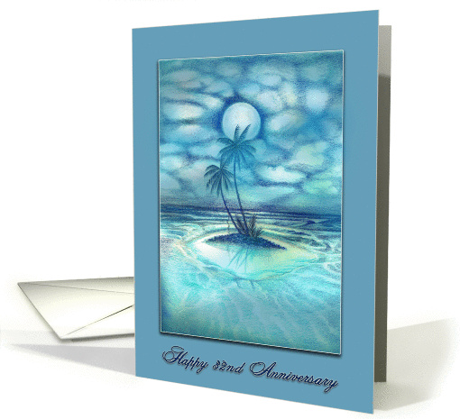Once in a Blue Moon 32nd Wedding Anniversary for Spouse card (1255692)
