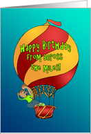 Birthday Balloon Squirrel from Across the Miles card