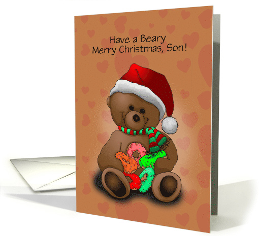 Have a Beary Merry Christmas, Cute Teddy Bear... (1457452)
