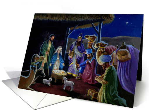 Christian Nativity Christmas card (1230504)