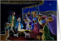 Christian Nativity Christmas Card