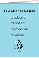 Your Science Degree A Funny Graduation Poem For A Boy Graduate card