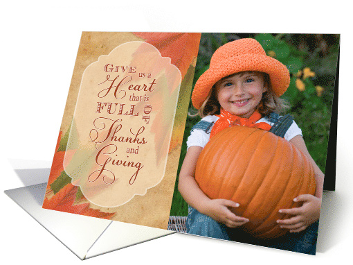 Thanksgiving - Give Us a Heart Full of Thanks & Giving... (1190826)