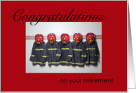 Firefighter Retirement Congratulations card