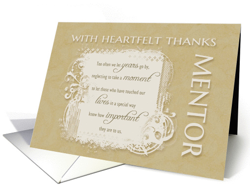With Heartfelt Thanks to Mentor neutral colors card (1238704)
