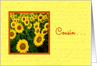 Cousins Day - Sunflowers card
