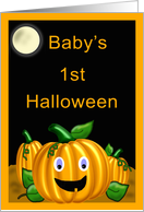 Baby’s 1st Halloween - Funny Jack-O-Lantern card