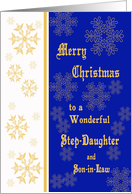 Christmas Card for Step-Daughter & Son-in-Law card
