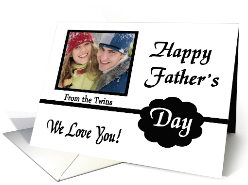 Elegant Father's Day Card from Twins card (1165886)