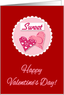 Sweet Valentine’s Day - Hearts card