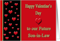Valentine’s Day Card for Future Son-in-Law - Hearts card