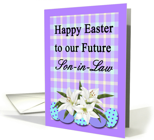 Easter for Future Son-in-Law - Hearts card (1209454)