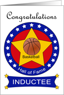 Basketball Hall of Fame Induction - Basketball & Stars card