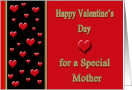 Valentine for Mother - Hearts card