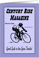 Fake Magazine Cover Gran Fondo Race - Bicycle Racer card