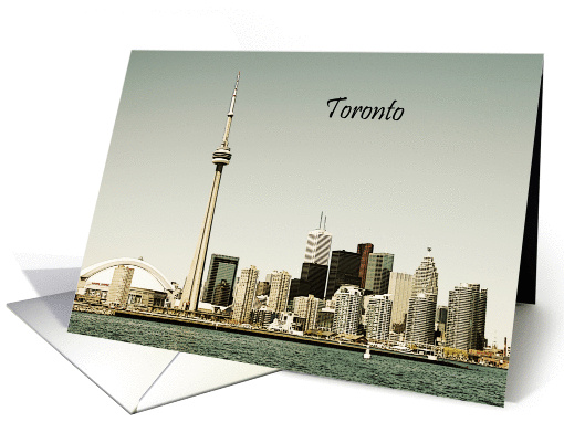 Toronto, Canada skyline card (1062775)