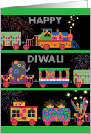 Diwali - Ornate Holiday Train card