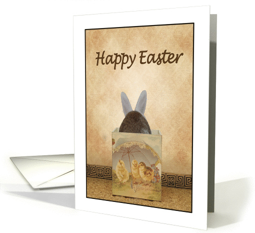 Bunny In An Easter Bag card (1161382)