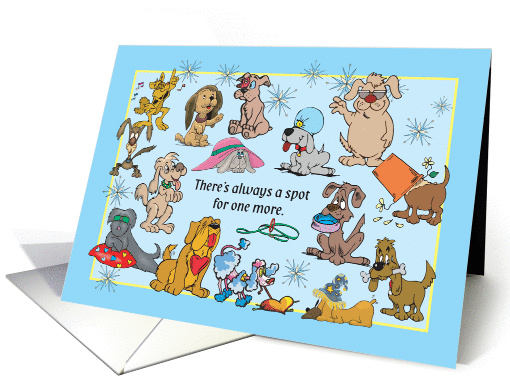 Congratulations on your new dog addition card (1114198)