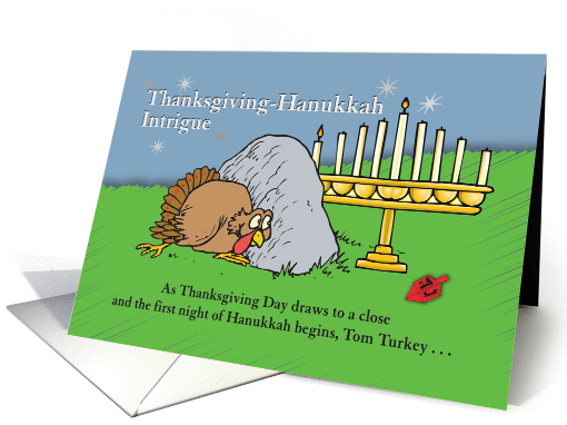 Thanksgiving-Hanukkah Intrigue card (1161216)