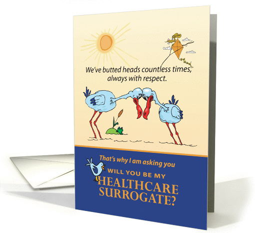 Asking You To Be My Healthcare Surrogate card (1168840)