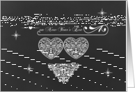 Wedding Congratulations on New Year’s Eve-Chalkboard style card